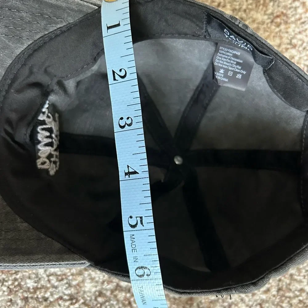 David and Young Women’s Gray My Kids Have Paws Baseball Hat One Size Dog